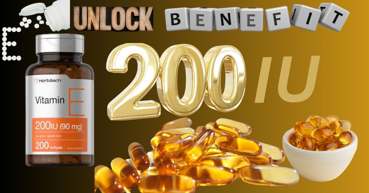 Unlocking the Benefits of Vitamin E 200 IU: A Comprehensive Guide